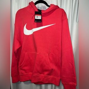 Nike hoodie red